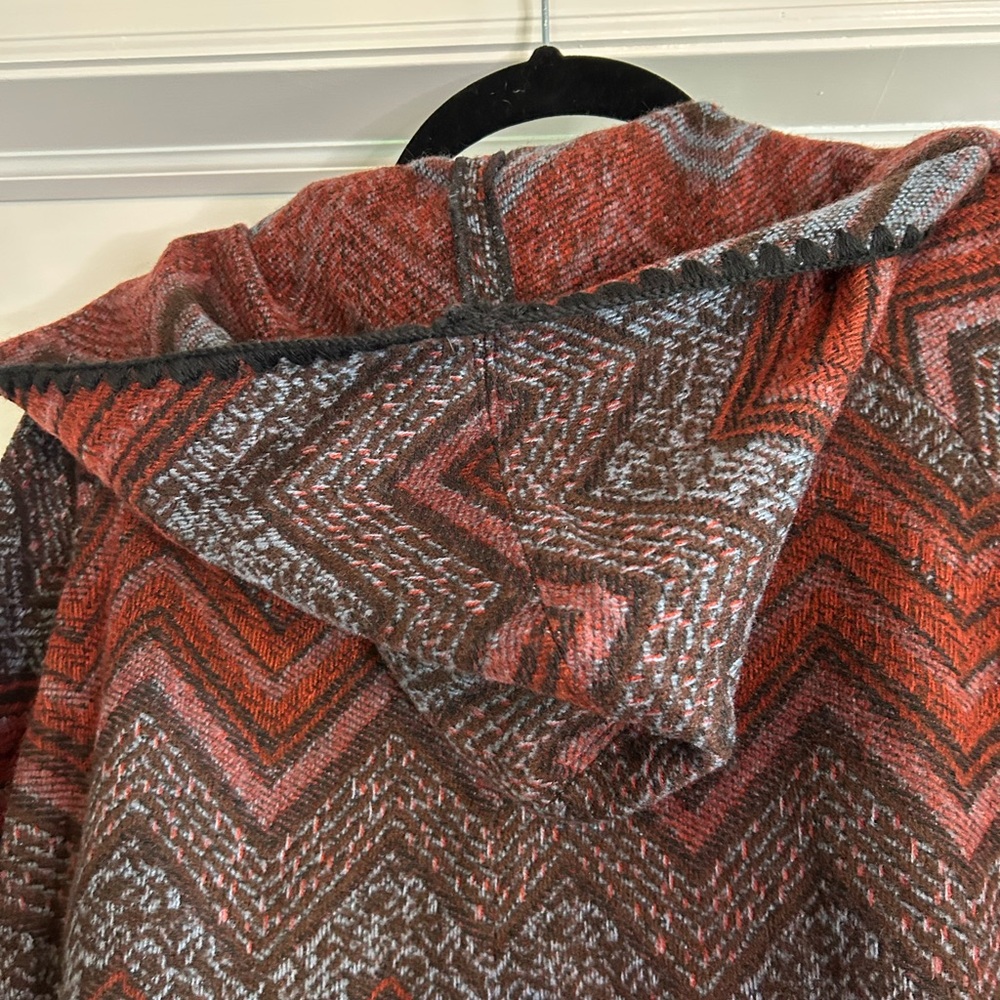 Cozy Chevron Open Front Cardigan - Picture 8 of 12